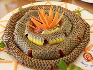 Блюдо из змеи Вьетнам